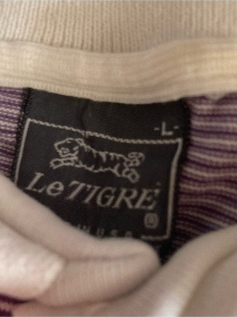 BUNDLE of 6 vintage Le Tigre men’s polo shirts - Picture 7 of 10